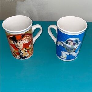 Toy Story Character Mugs Set Disney/Pixar Woody & Buzz Lightyear